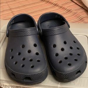 Kids navy blue crocs